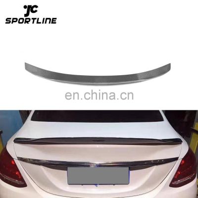 Carbon Fiber W205 Ducktail Spoiler for Mercedes Benz C200 C300 C400 C63 AMG Sedan 15-17