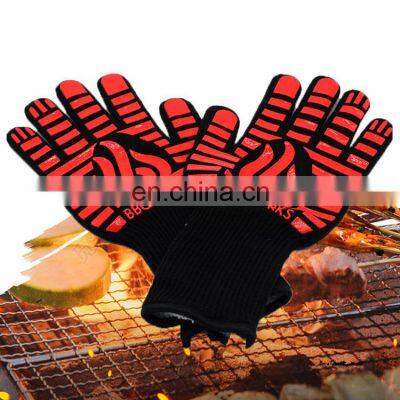 oven gloves grillhandschuhe 932F 500C extreme heat resistant bbq grill glove handschuhe