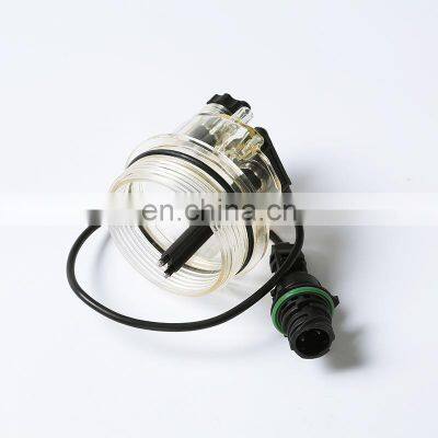 Truck Fuel Water Separator Filter Cup Bowl With Heater Sensor Line For PL270 PL420 photo-2