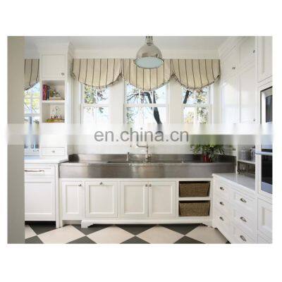 Modern Latest Design Black and White Farmhouse Shaker Best Wood Custom Kitchen Cabinet for Sale photo-5
