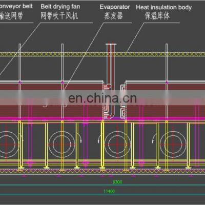 Automatic Foods Fluidized Bed Freezer Machine IQF Fluidized Bed Tunnel Freezing Machinery Good Price for Sale photo-3