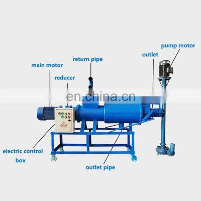 Animal waste chicken manure fertilizer solid liquid separator machine cow pig  dewatering machine screw press sludge dewater