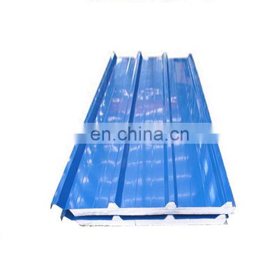 Cold Room Panel 75mm 50kg PU Polyurethane Foam Wall Sandwich Panels