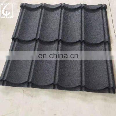 Hot Sale Galvalume Steel Plate Shingles Stone Coated Roof Tile photo-2
