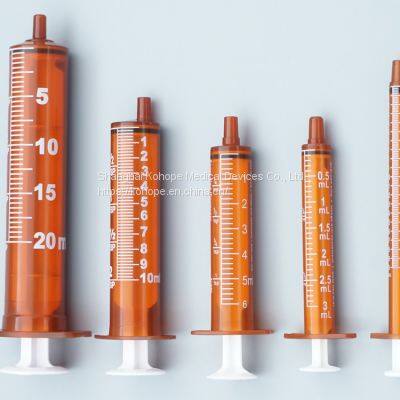 Amber Syringes