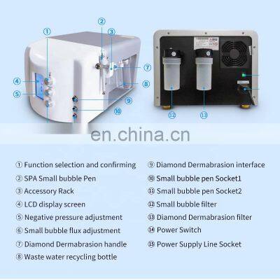 Anti-aging Diamond Dermabrasion Machine SPA9.0 Small Bubble Cleansing Microdermabrasion Facial Instrument Deep Moisturizing