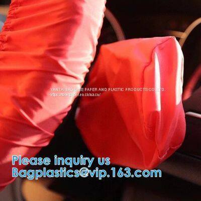 Reusable Cars Accessories, Nylon Car Seat Covers, Universal For Car Shops, Steering Wheel Cover Fabric photo-5
