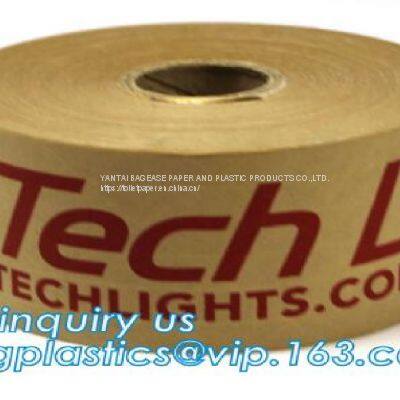 Kraft Paper Tape, Fiber Reinforced Gummed Kraft Paper Packing Reinforced Brown Tape Jointing Paper, Sealing Box, Bundling Box, BundlE photo-4