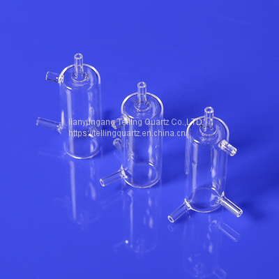 Customized Quartz Glass Overflow Tube Quartz Parts for High-precious Instruments photo-5