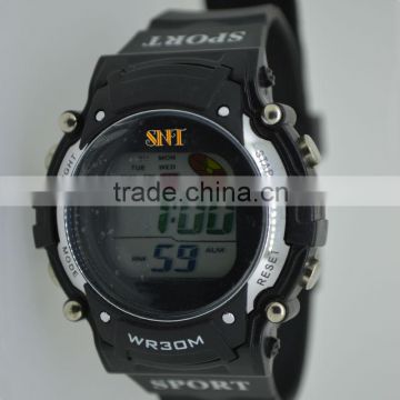 fashion digital color plastic lcd watch