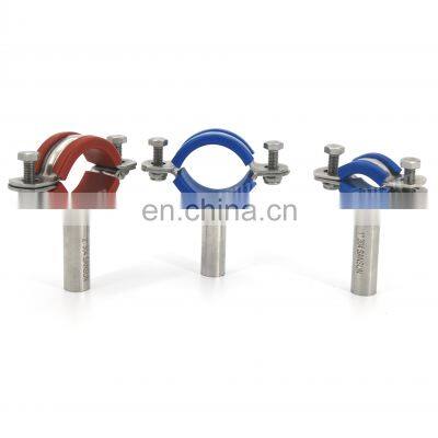 Sanitary Round Pipe Fitting Holder Stainless Steel Pipe Hanger