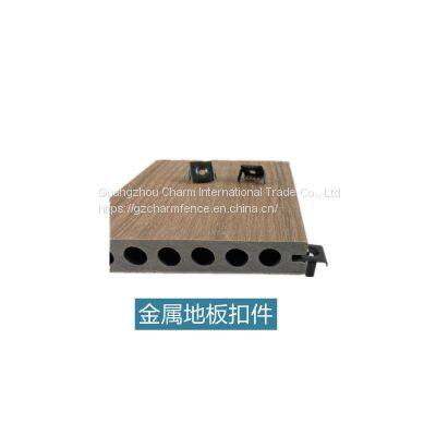 Black Stainless Steel Buckle Floor Fastener Seam Splicing Floor Connector End photo-4