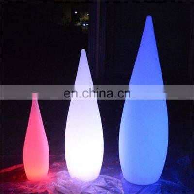 outdoor decorative restaurant modern cordless portable led table night light lamp led light columns cylinder for event wedding