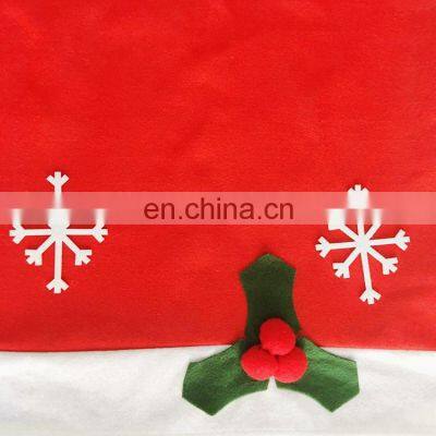 Holiday Supplies Good Quality Sale Dining Snowflake White Covers Christmas Chairs photo-2