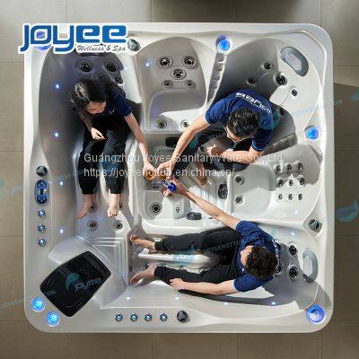JOYEE Holiday Party Winter 5 Persons Best Acrylic Big Size Garden Hydro Whirlpool Outdoor Spa Hot Tub With Good Factory Price photo-4