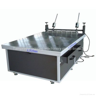 Glass manual Large screen printing machine