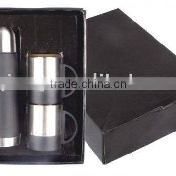 500ml vacuum flask and 2pcs coffee cups gift set BL-7007