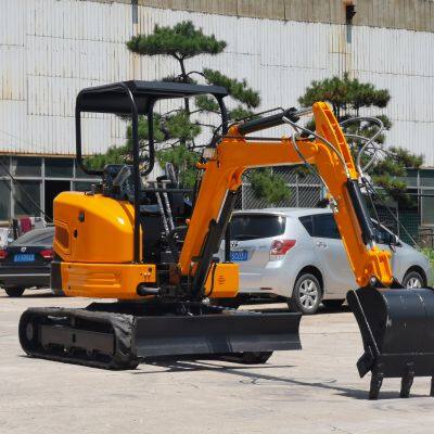 China Small Excavator CE Certification Crawler Mini Excavators Price Micro Orchard Digger Agricultural Mini Excavator photo-4