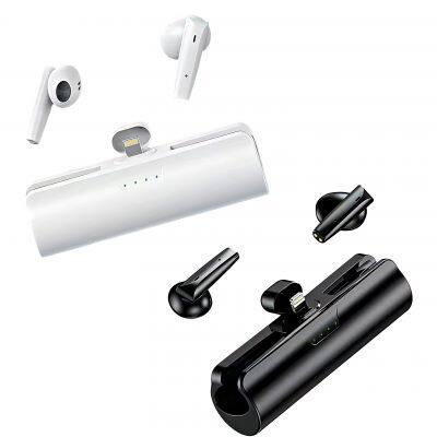 Wholesale wireless earbuds in-ear headphones with powerbank