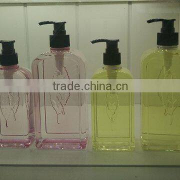 Guangzhou Factory 500 ml olive oil PETG plastic bottle Clear like glass bottle for Shampoo For Wholesale