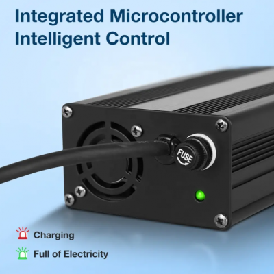 48v Lithium LiFePO4 Charger With CE Certification for Scooter Golf Cart Electric Bike photo-5