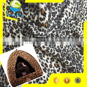 100 polyester tricot brushed velboa fabric