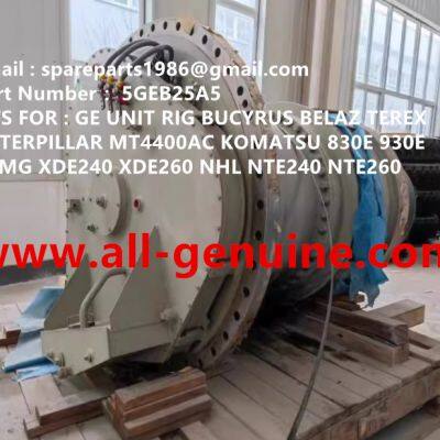 5GEB25A5 WHEEL MOTOR ASSY GE MT4400AC MT3600 KOMATSU 8830E 930E TEREX BELAZ 75131 MINING DUMP TRUCK HAULER