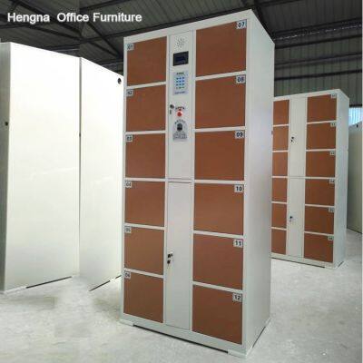 Fábrica de atacado de armários pequenos personalizados OEM | Armário eletrônico de 24 portas para escolas photo-3
