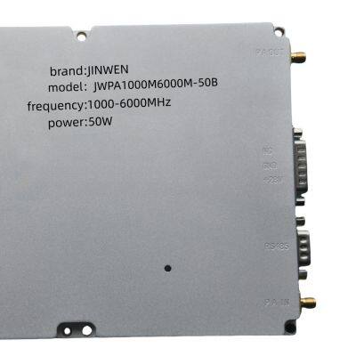 Jinwen RF усилитель мощности 1000 - 6000 МГц, 50 ватт, используется для помехоизлучения беспилотных летательных аппаратов, электронных противодействий и т.д.