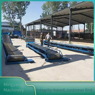 Mobile Circular Pipe Main Frame Conveyor, 220v Household Belt Conveyor, Mobile Telescopic Belt Conveyor photo-3