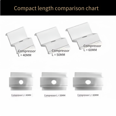 Photovoltaic Medium-pressure Block, Solar Photovoltaic Accessories, Edge Pressing Plate, Aluminum Alloy Medium-pressure, Edge-pressure and Side-pressure Block