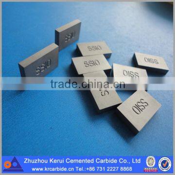 Blanks of small tungsten carbide plate for natural stone block production