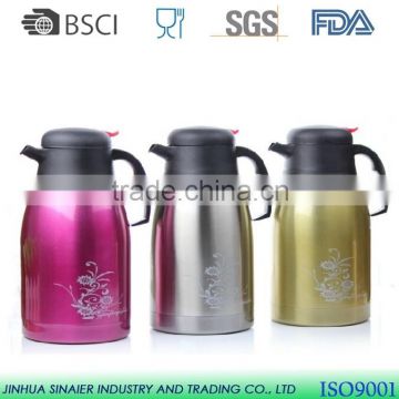 LFGB/EU double wall stainless steel vacuum thermos thermos tea pot