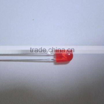 625nm - 630nm Red 5mm Oval Led Lamp Without Stopper