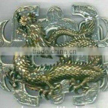 A 3D chinese traditional dragon belt buckle