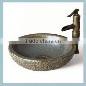 High Corrosion Resistance Fancy hand painted ceramic small sink