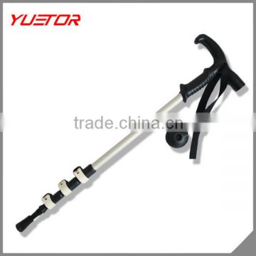 3 section inner lock retractable ultrastrong aluminum trekking pole with LED                        
                                                                                Supplier's Choice