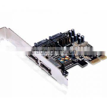 PCI-E Express eSATA SATA II RAID to PCI-E PCI Express Card Adapter Converter raid 0 raid 1 sil3132