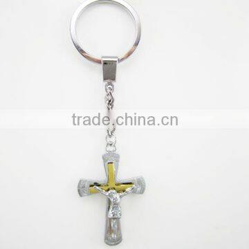 Crucifix key ring,cross keychain