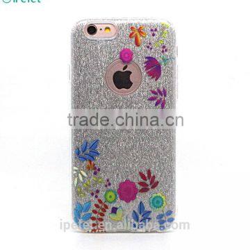 Hot Selling Flower Pattern 3 in 1 Design Phone Case for IPhone 6 photo-4