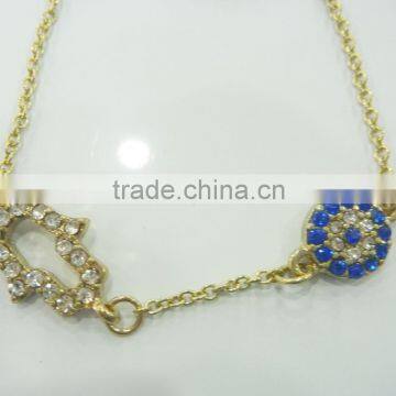FASHION EVIL EYE,HAMSA HAND CHAIN BRACELET photo-2