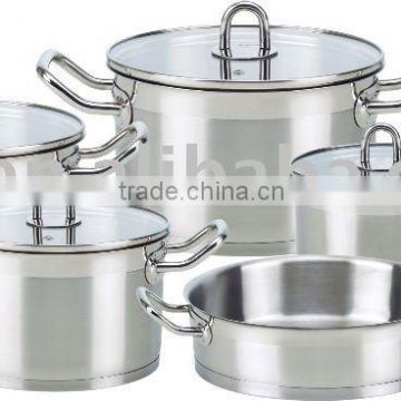 cookware set stainless steel with non-stick