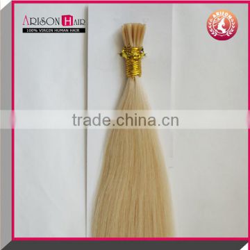 Arisonhair wholesale producthuman hair extension pre-bonded hair extension