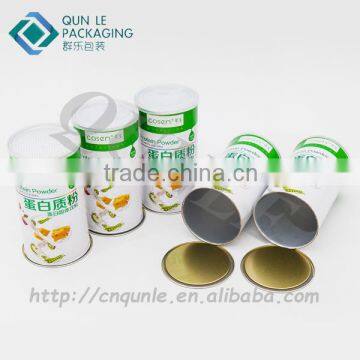 Custom Protein Powder Use Paper Tube Packaging Boxes