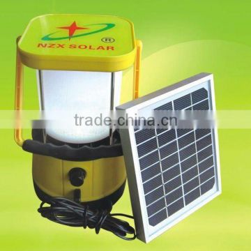 Portable Camping Light With Solar Panel