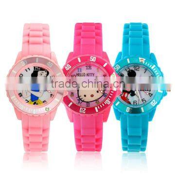 2015 Custom Cute Cartoon Silicone Wrist Watches Silicone Band Watch Quality Choice photo-2
