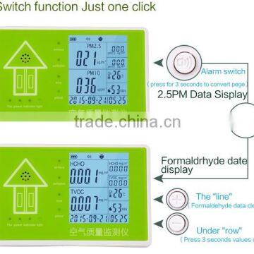 Ohmeka Pm2.5 Pollution Sensor Smoke Gas Detector at Home or Outdoor Using Wth Best Price