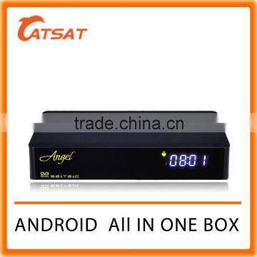 Newest Quad Core Android TV Box Combo DVB-S2 DVB-T2 DVB-C 4K Full HD Wifi Bluetooth Support
