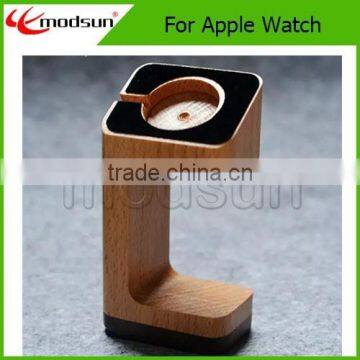 Newest smart charging stand for i watch, wooden charging holder for apple watch