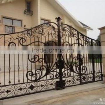 wrought iron exterior door,double gate,security gate,